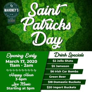 St.Patricks Day 2020 party
